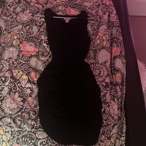 Black h&m midi dress